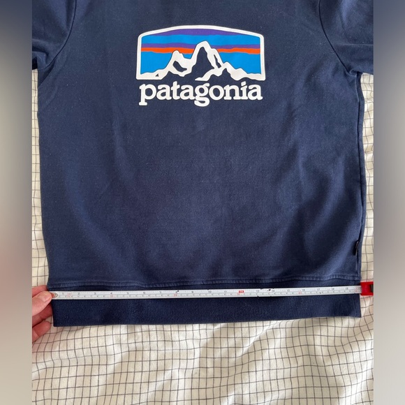 Patagonia Uprisal Crew Sweatshirt - Medium - Navy Blue - Picture 2 of 8
